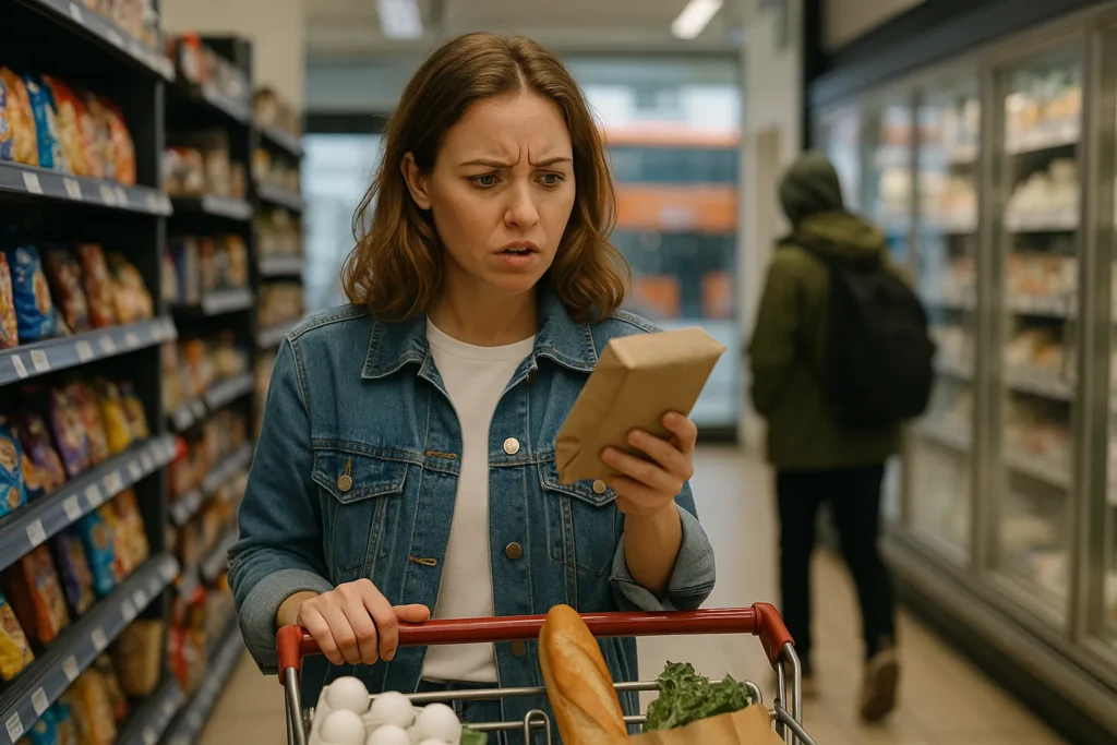 New arrival confused by grocery shopping abroad
