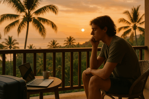 the emotional side of moving to Bali